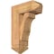 Ekena Millwork Balboa Arts and Crafts Smooth Bracket w/ Offset Brace, Western Red Cedar, 7 1/2"W x 18"D x 26"H BKT0806X18X26BOA03SWR - alternate 1